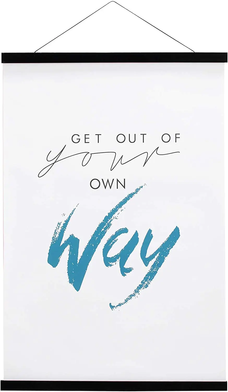 

3pc Magnetic DIY Poster Frame Solid Wood Hanging Scroll Decorative Painting Rod Photo Hangers