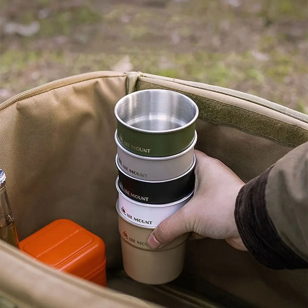 Изолированный Походный Стакан 300 Мл Легкая Чашка Из Нержавеющей Стали Для