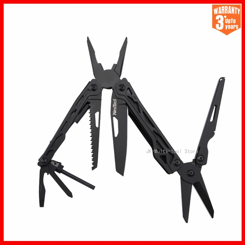 

XIAOMI Knife Tactical Military 10 In1 Multifunctional Tools Blade Folding Pliers Camping Hiking Cycling Portable Scissors Opener