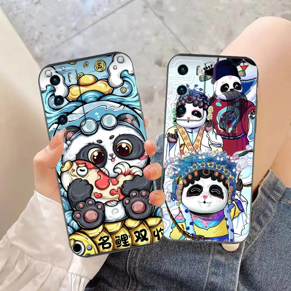 

Case For HUAWEI P50 P40 P30 P20 P10 P9 P8 Plus MATE 30 20 20X 10 9 8 Pro Lite Case Capa Funda Para National Tide Animal Series