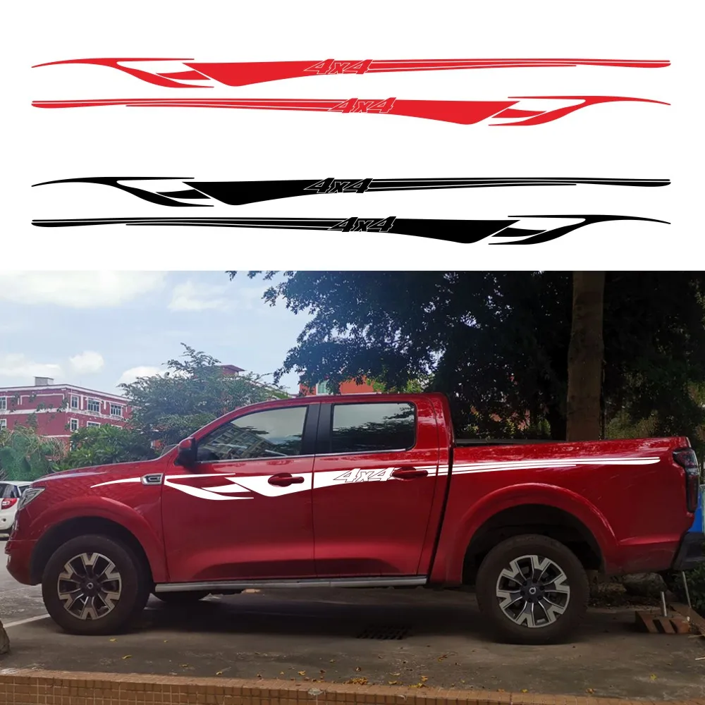 2 шт. автомобильные наклейки для Toyota Hilux VW Amarok аксессуары тюнинга пикапа