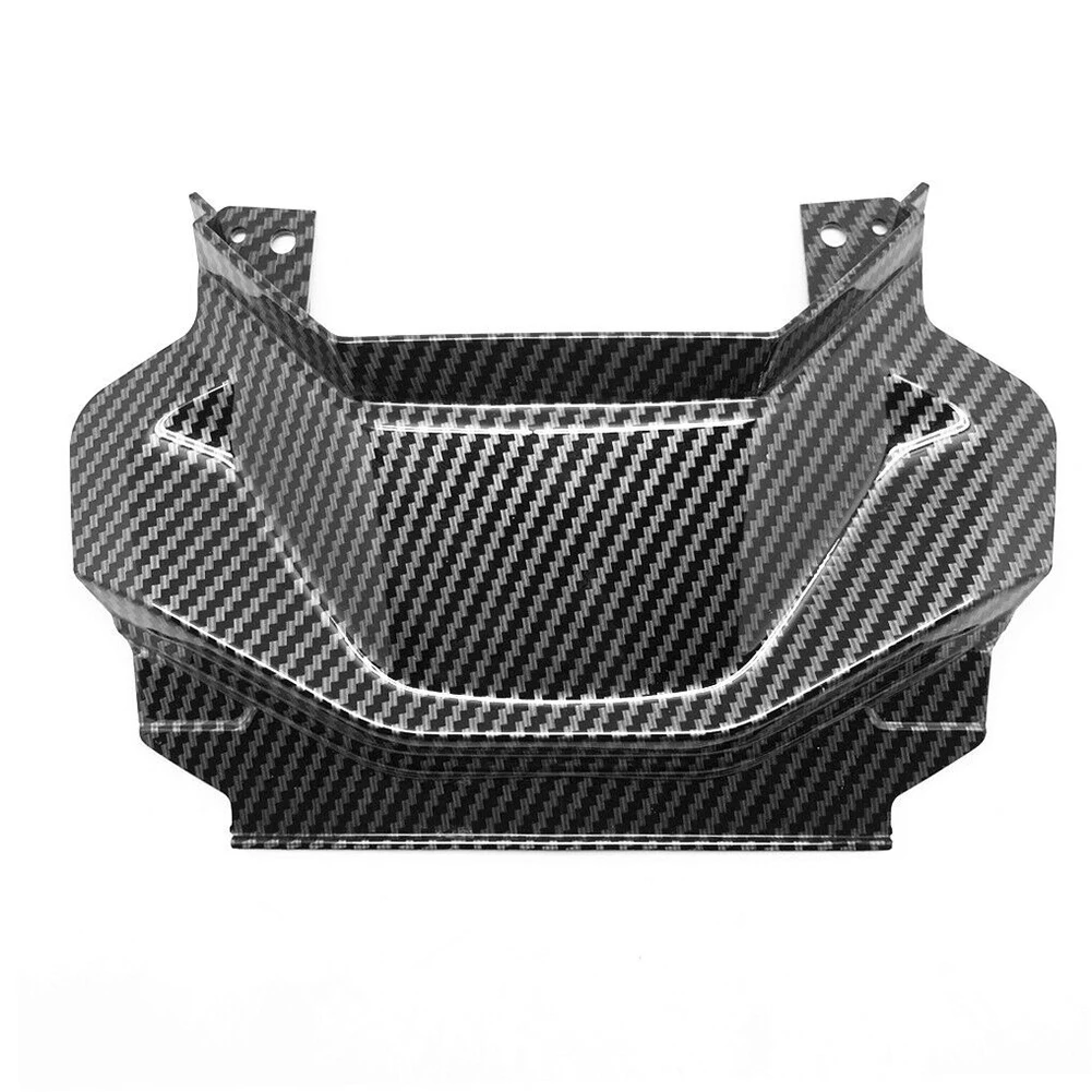 

Practical Trim Frame Cover Fairing 1pc Accessories Carbon Fiber Black.ABS Parts Replacement Upper Rear Vehicle