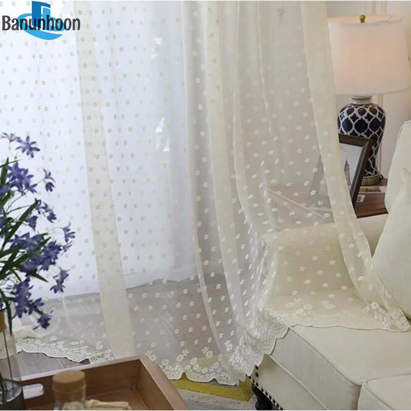 

Шторы-сетки для спальни, с цветочной вышивкой, для гостиной, 2019