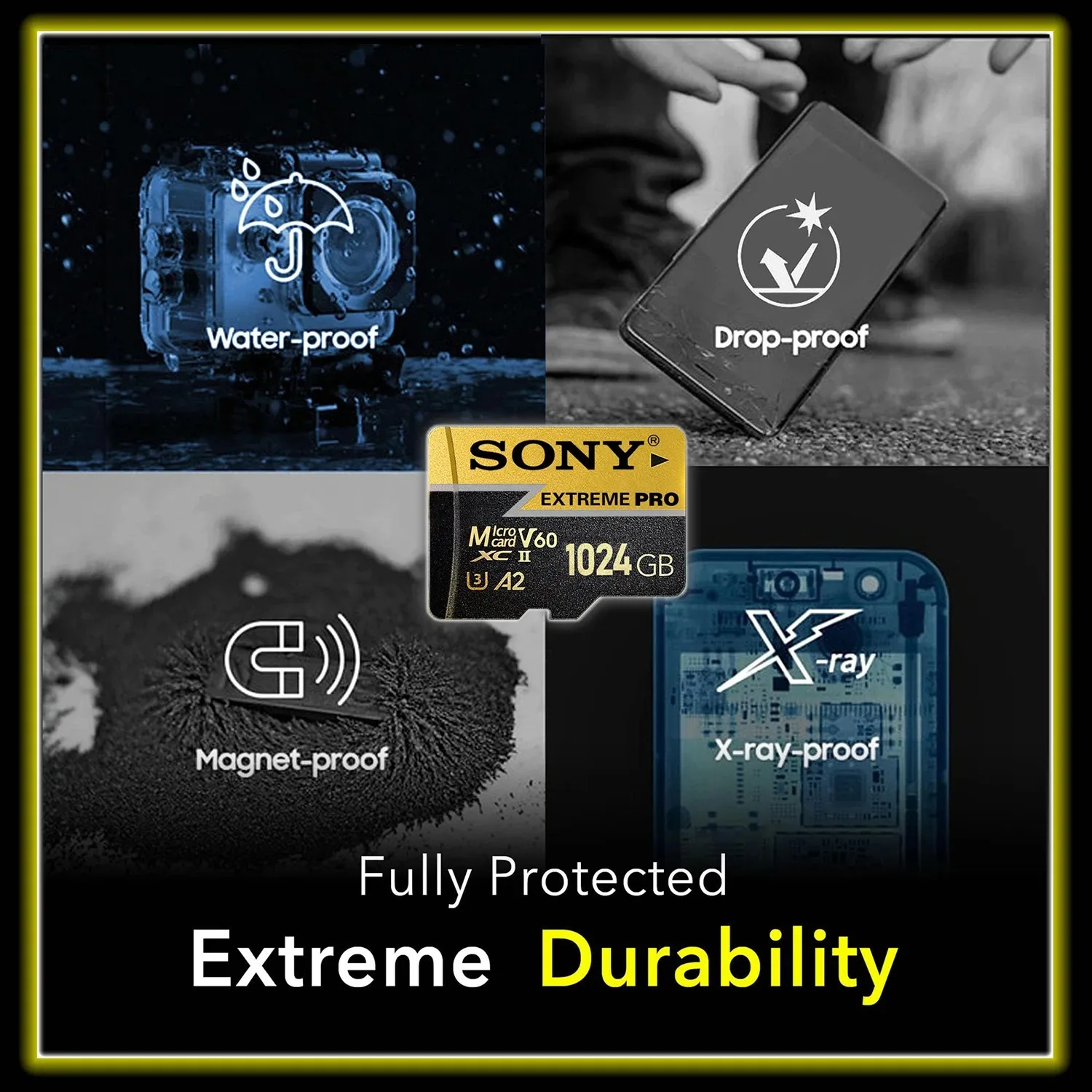 Фото Карта памяти SONY Class10, высокоскоростная TF-флеш-карта, 1024 ГБ, 512 ГБ, 256 ГБ, 128 ГБ, 64 ГБ, карта Micro SD для мобильных телефонов, БПЛА №4