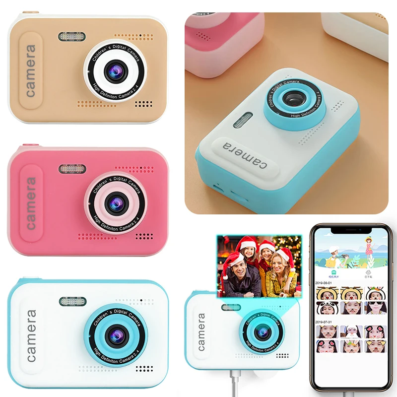 Kids Camera 2.4 Inch HD IPS Screen 1080P Children Mini Digital Camera Video Recorder Camcorder Toys Children Party Gifts Toy