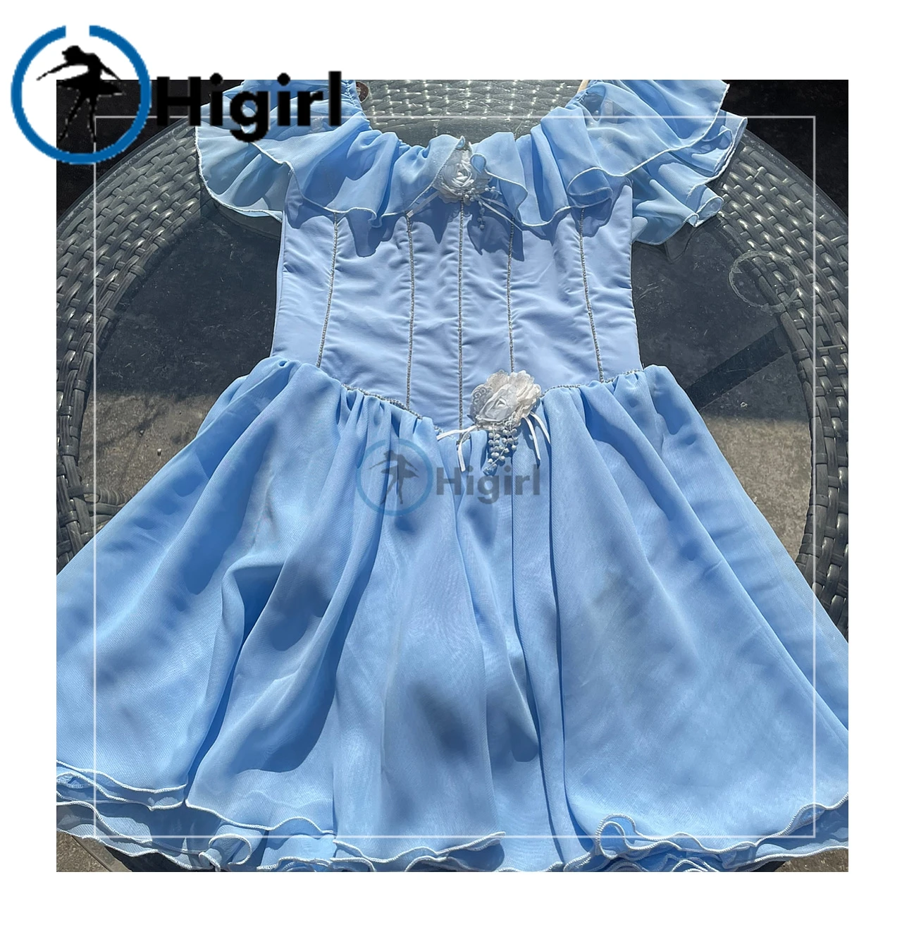 

Ballet Dress Competition Tutu For Girls Cupid Variation Professional Stage Costumes Dress BT2075B