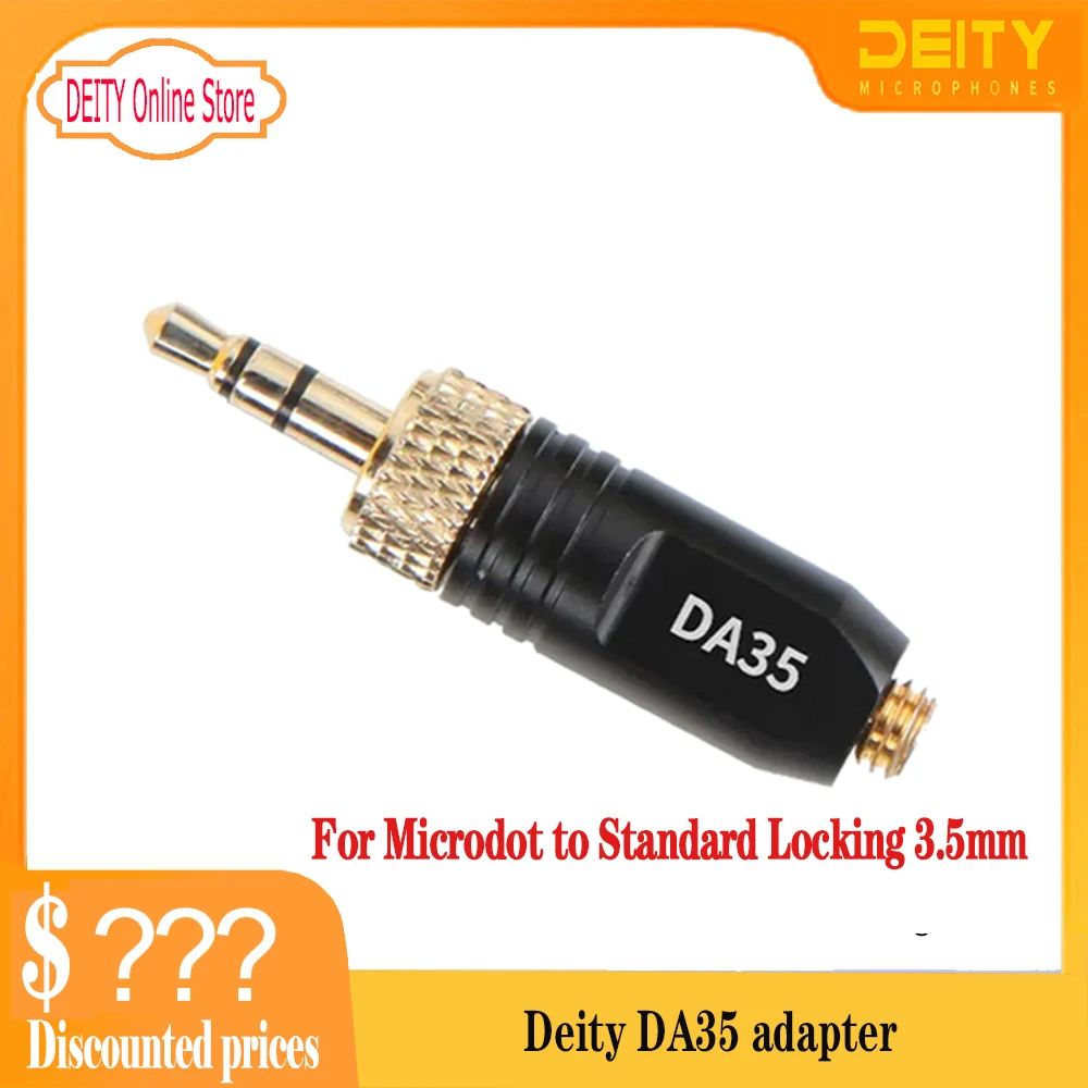 

Aputure Deity DA35 Adapter for Microdot to Standard Locking 3.5mm