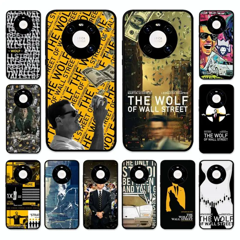

The Wolf of Wall Street Movie Phone Case for Huawei Mate 20 10 9 40 30 lite pro X Nova 2 3i 7se funda