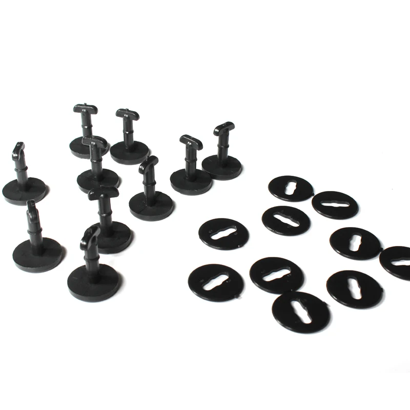 

Black Floor Carpet Rivets Mat Clips Retainer For BMW E46/318I/325I/X3 10PCS Trim Nylon Durable New High Quality