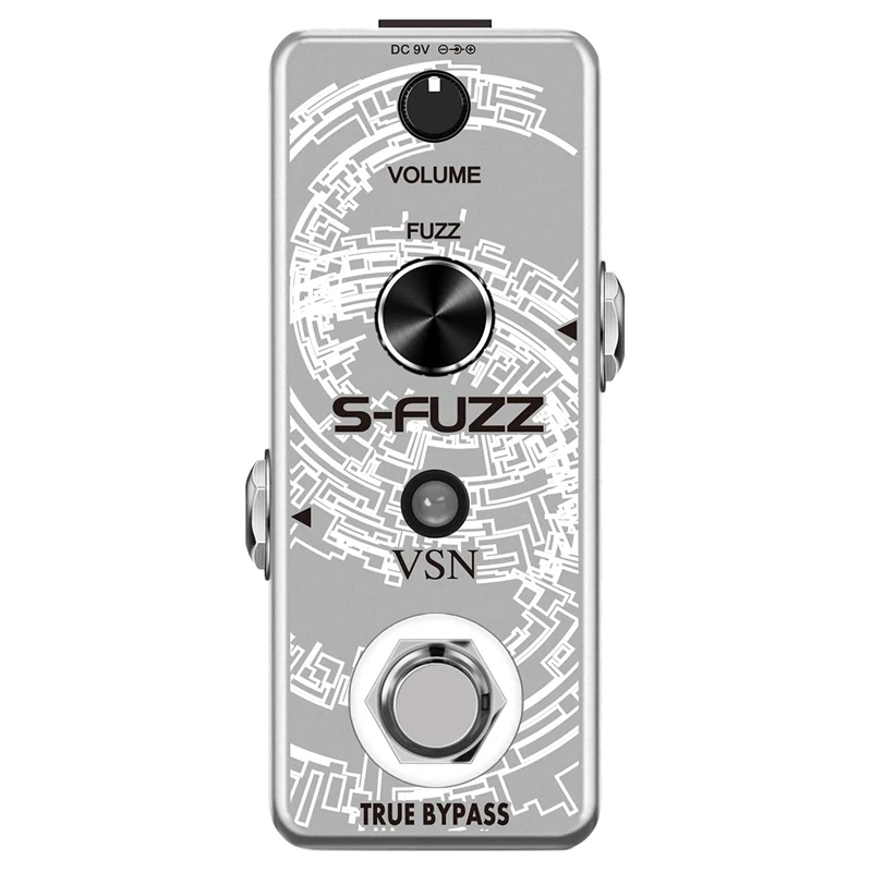 

VSN Guitar Fuzz Traditional Rich Effect Pedal,Classic Effects Guitar Pedal True Bypass