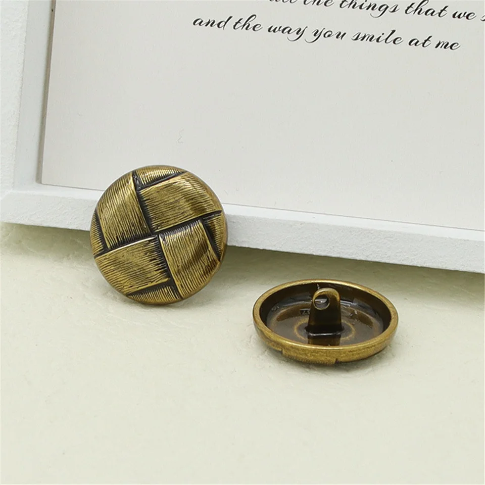 Металлические пуговицы в стиле ретро для мужчин и женщин декоративные большого