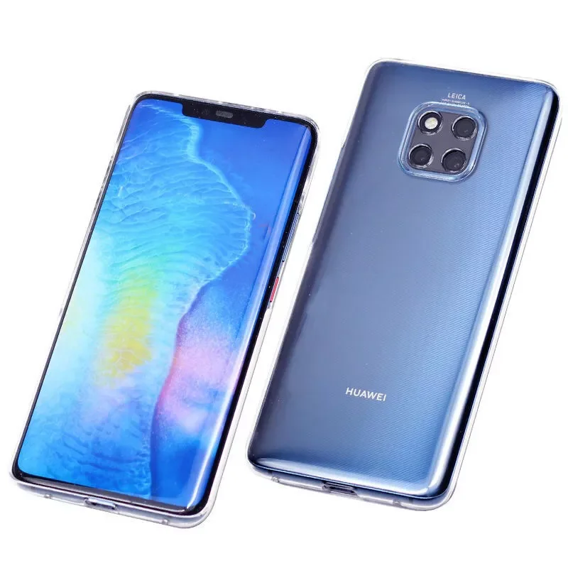 Силиконовый чехол для телефона Huawei Mate 20 Pro Lite Mate20 X мягкий прозрачный из ТПУ с