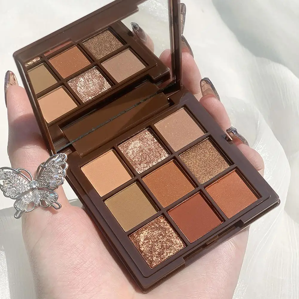 

Punk Smokey Matte Glitter Eyeshadow Palette Shimmer Eye Shadow Makeup Palette Cool Toned Gray Black Eye Pigment Palette