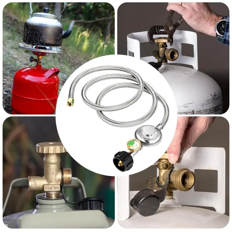 Адаптер для заправки пропана Универсальный адаптер Фитинг походной печи Прочный