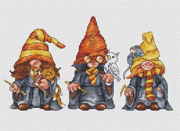 

Dwarf series-66-32-22 Cross Stitch Kit Aida Count Unprint Canvas Stitches Embroidery DIY Handmade Needlework