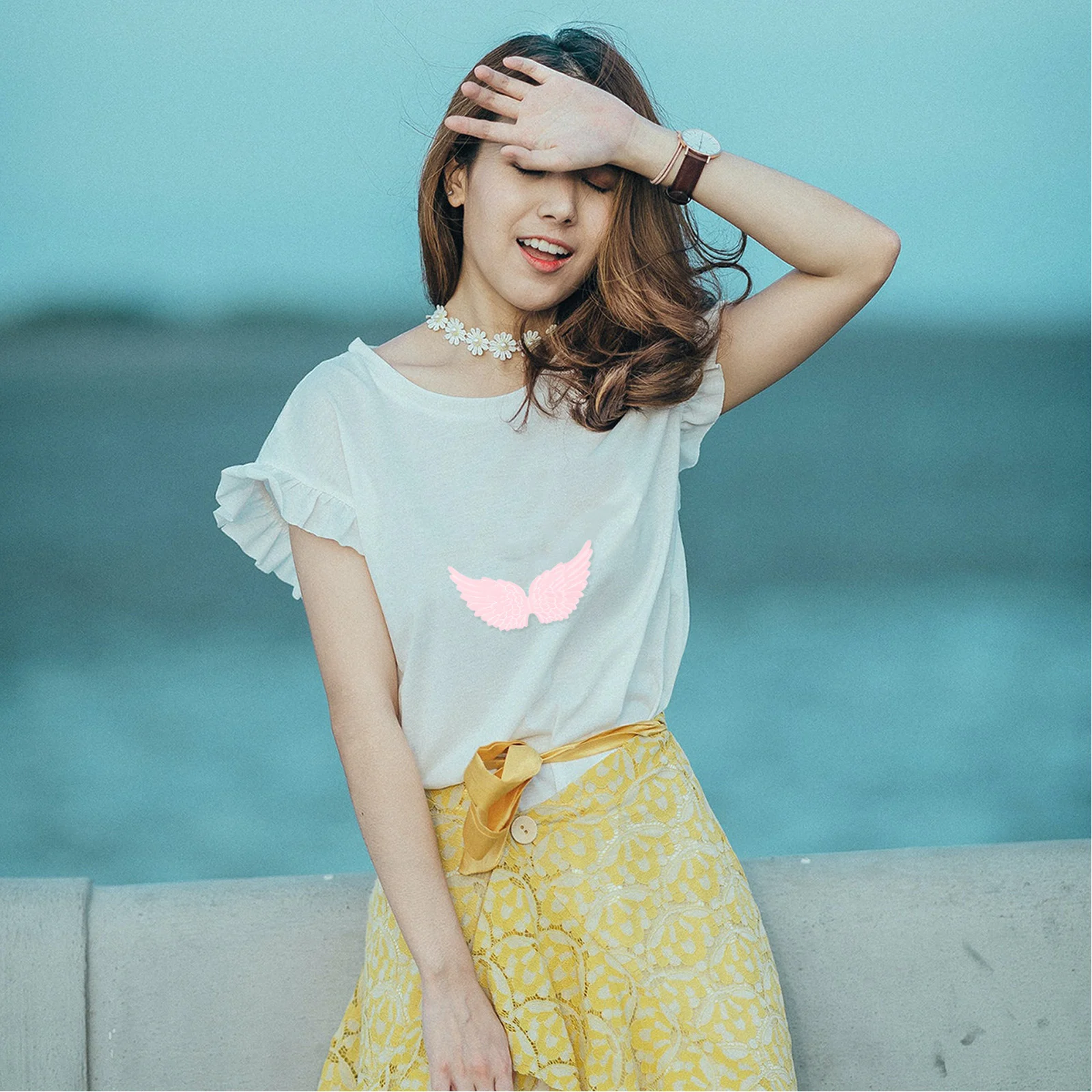 12 шт. костюмы для взрослых с крыльями феи девочек декоративное ожерелье Золотой