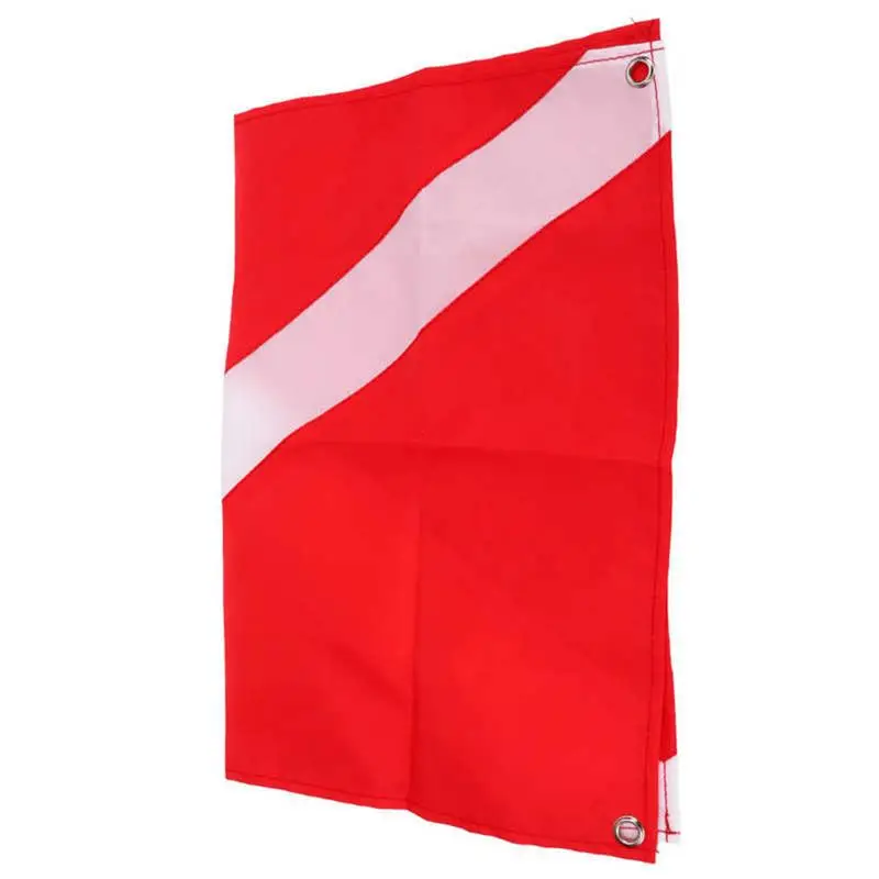 

Diver Down Flag 19.69 X 24.41in Snorkeling Boat Signal Floater Flag Red And White Diving Flags For Scuba Dive Spearfishing