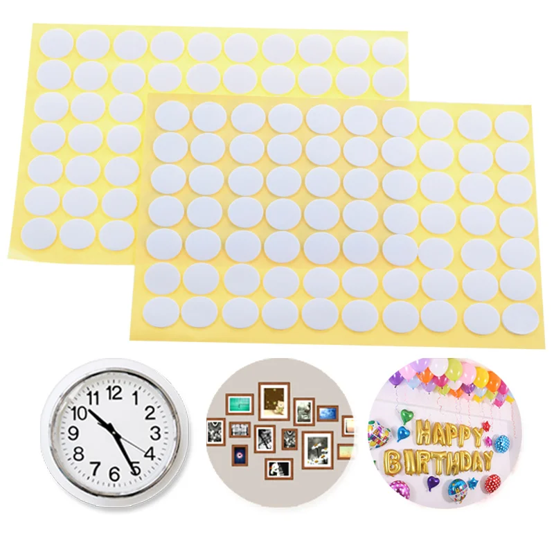 

70 шт многофункциональная круглая клейкая прокладка Двусторонняя пенопластовая лента прочная прокладка DIY Фото декоративная деталь настен...