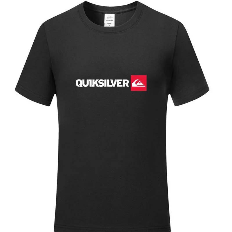 

2023 wave Quiksilver wava summer women's classic amazing quality 100% cotton comfortable original custom top tees