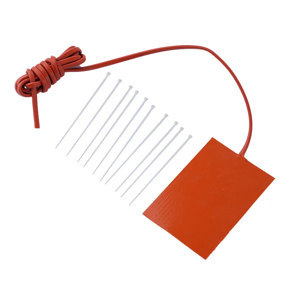 

1pc Heating Pad Silicone Pad Silicone Silicone Heating Pad 220V 250W Heating Pad For Printer Heated Bed Heating