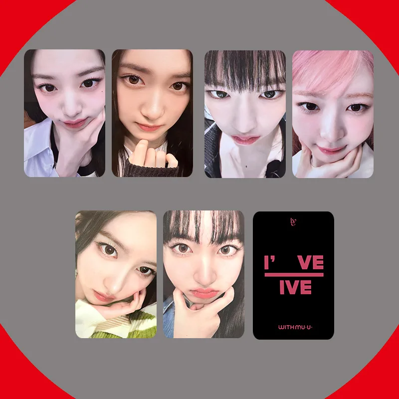 

KPOP IVE с muu Phtocards I AM альбом для селфи ломо карты WonYoung YuJin предзаказная Подарочная карточка преимуществ погружение gaeuль Поклонники подарки