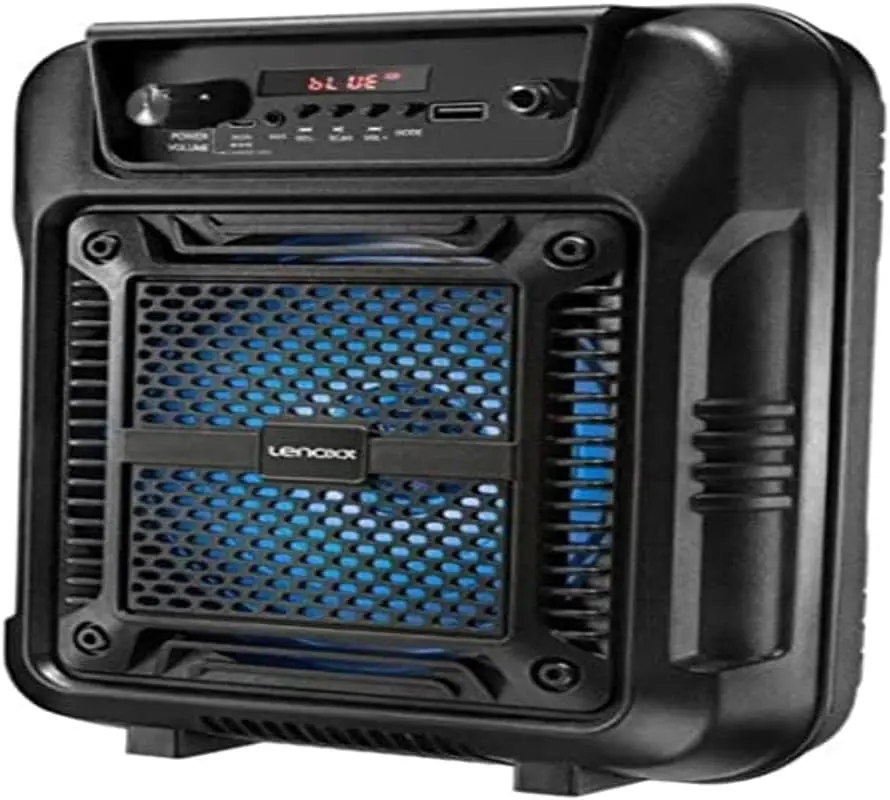 

NEW caixa de som Compact Black CAIXA AMPLIFICADA BLUETOOTH 80W - Premium CA60: Bluetooth Wireless Portable HiFi Audio Speaker Sy