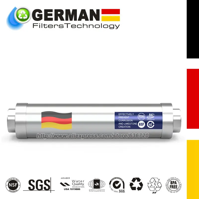 מערכת רכיבת מים מובנית למניעת קנה מידה של בית LPS, מסנן מים ומסנן מים, מערכת הפחתת קנה מידה לבית