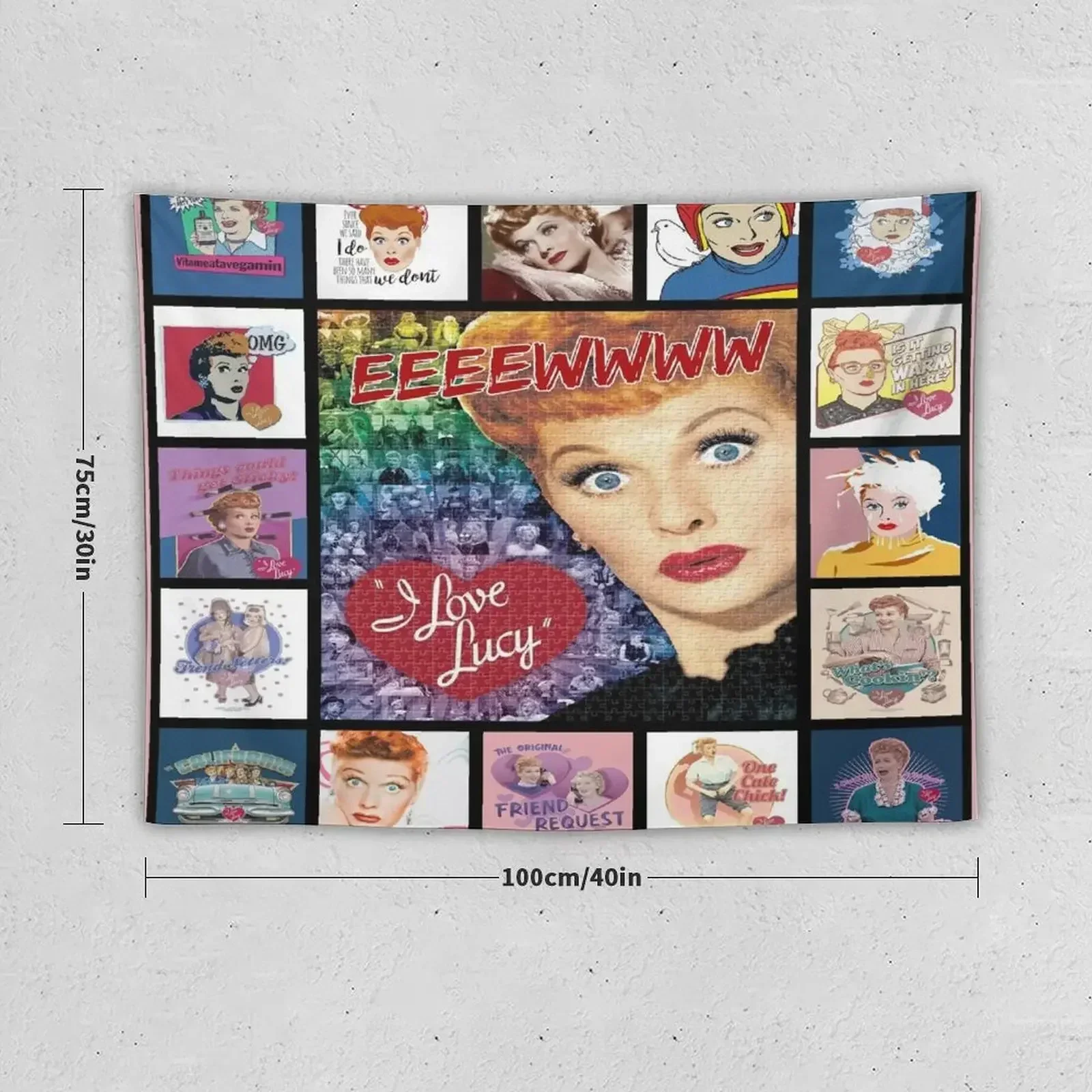 ADU I Love Luk cy Ver 3 гобелен эстетическое украшение комнаты декор для ванной украшения