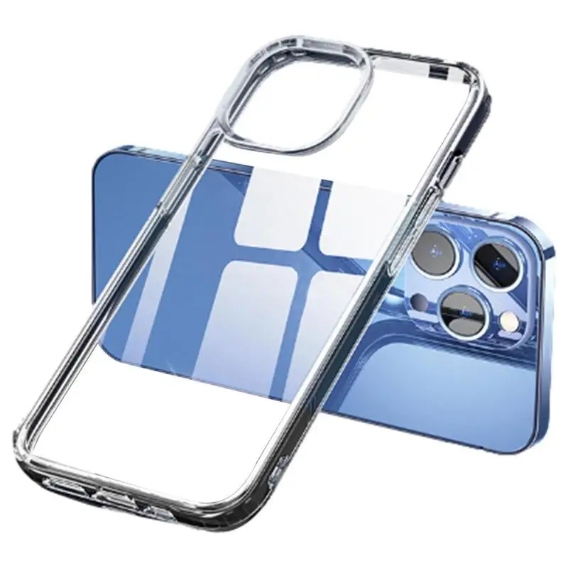 

Transparent Cell Phone Case For iPhone 13 Pro Max Four-Corner Air Bag Clear Cover Shockproof Protective Case Ultra Thin