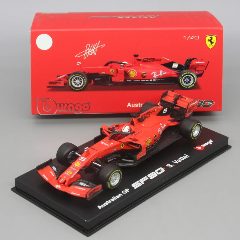 

F1 Formula 1 car model Bimei high exquisite version 1:43 Ferrari Vettel 2019 SF90