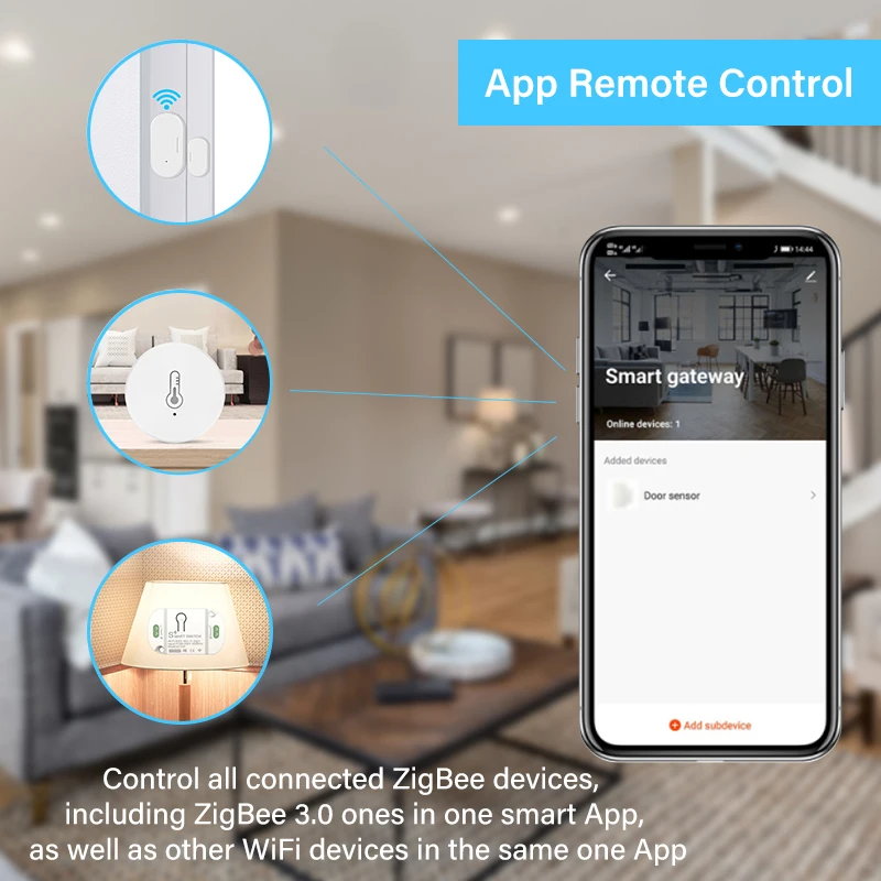 Умный шлюз Tuya ZigBee 3 0 хаб многорежимный Wi-Fi мост для умного дома беспроводной пульт
