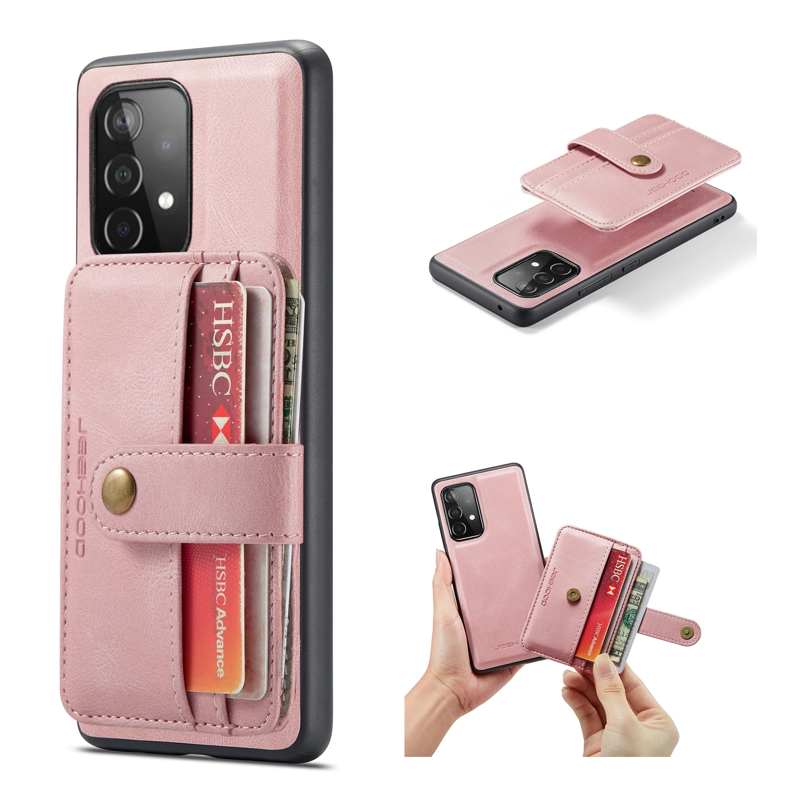 

Magnetic Flip Leather Phone Case for Samsung Galaxy S22 Ultra S21 Plus S20 FE A13 A23 A33 A53 A73 M33 M53 Wallet Card Cover 1