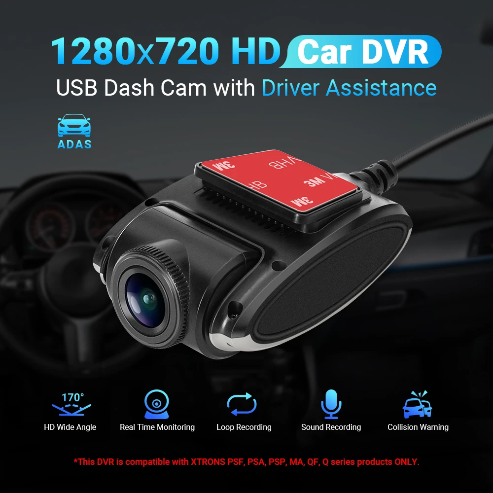 

XTRONS ICE/SS/DVR030 1280*720 HD Camera Car DVR Video Recorder Dash Cam