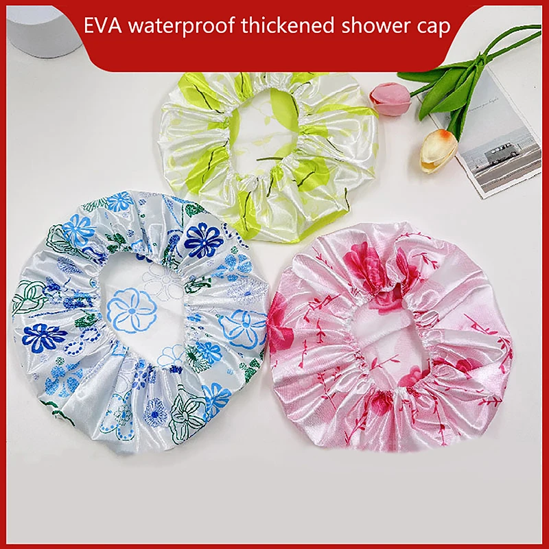 Водонепроницаемая утолщенная шапочка для ванны с дымчатым запахом женский