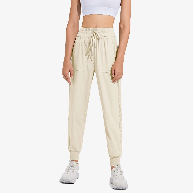 With Logo Loose Casual Sweatpants Women Drawstring Anklet Leggings Stretch Running Dance Yoga Pants Breathable Fitness Pants