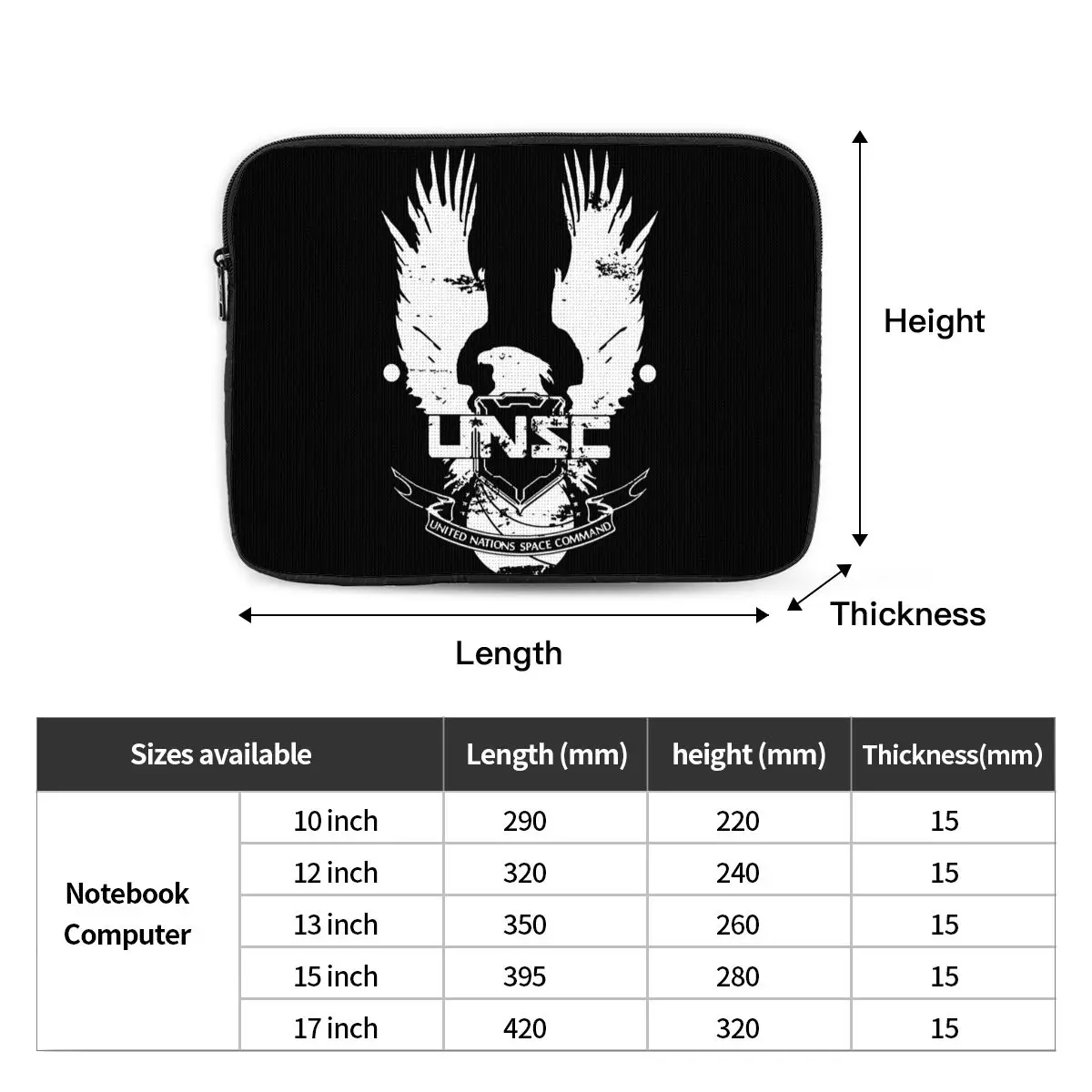 Чехол для ноутбука 10/12/13/15/17 дюймов