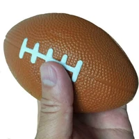 compact anti stress decompression oval shape tool decompression toys toy football squeeze stress ball rugby hand wrist exercise