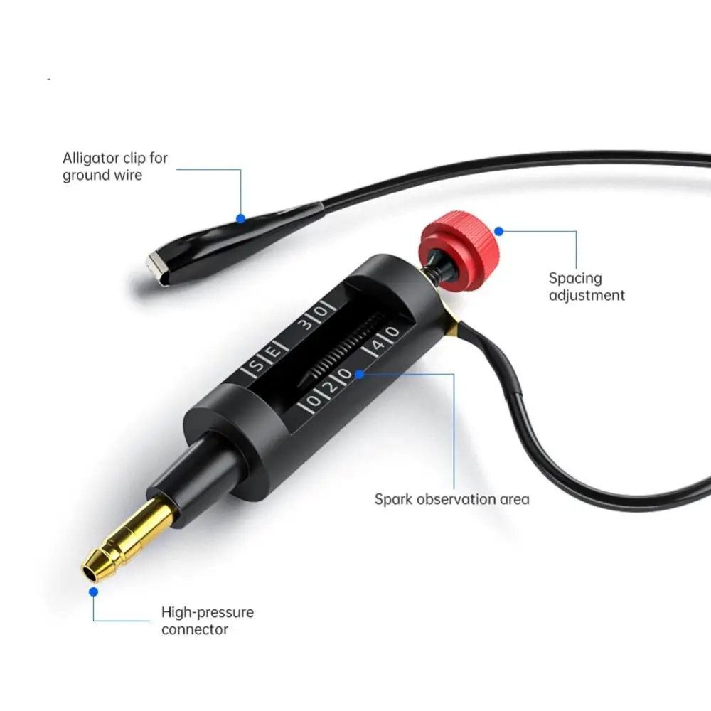 

Universal Spark Plug Tester Adjustable Portable Wrench Ignition System Coil Engine Tester Car Repair Tool Ignition Coil Tester