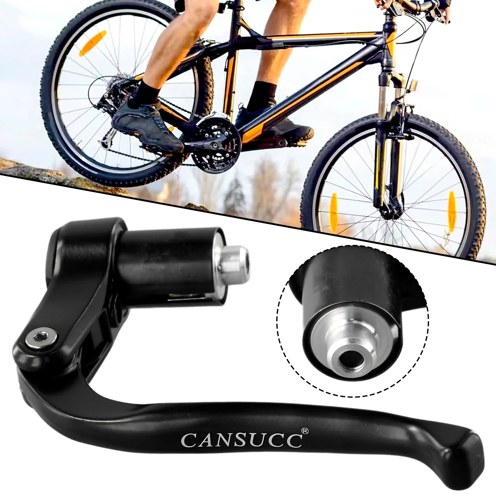 Тормозные рычаги Aerobar для шоссейного велосипеда CANSUCC черные алюминиевые TT