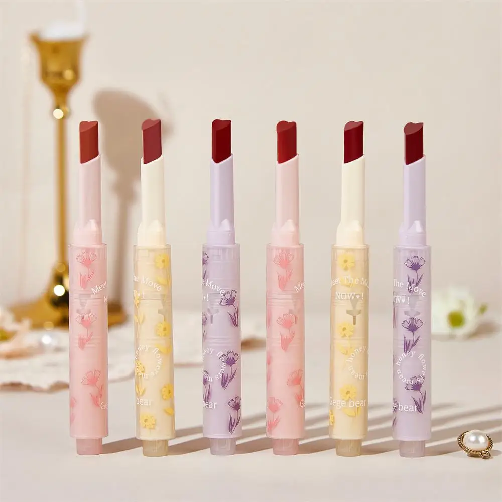 

Set Lip Gloss Jelly Lips Flower Language Sweet Lipstick Glass Lip Water Light Sense Mirror Lipstick Cosmetic Moisturize Lip Oil