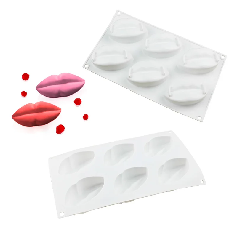 

SJ Large Silicone Soap Molds 6 Cavity Coffee Shape Silicone Soap Mould Recycle Handmade For Soap Making Non-stick Molds Soap