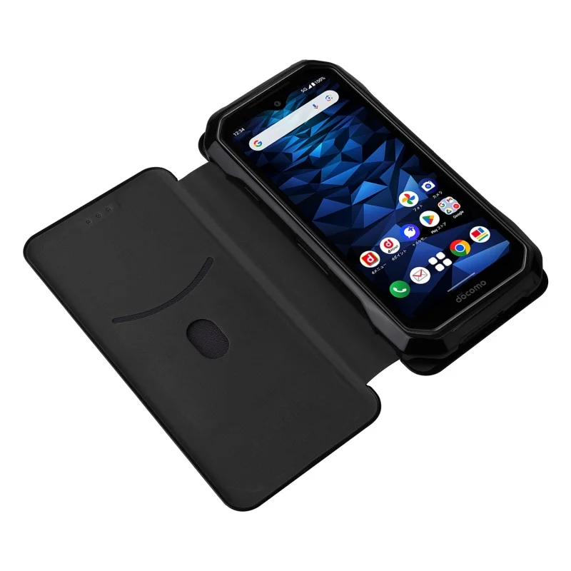 Фото Чехол для Kyocera DuraForce EX KY-51D, роскошный чехол из углеродного волокна из искусственной кожи, чехол для телефона Kyocera KY-51D KC-S703, чехол для телефона с ремешком №3