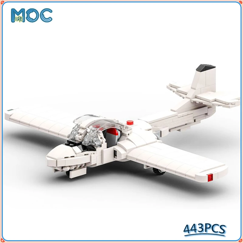 Строительные блоки Moc The Eagle Fighter Jet Trainer Технология Кирпичи DIY Модели самолетов