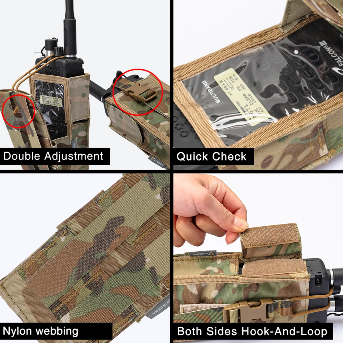 Тактическое пейнтбольное оборудование PRC148 152 MOLLE радиосумка с двойной