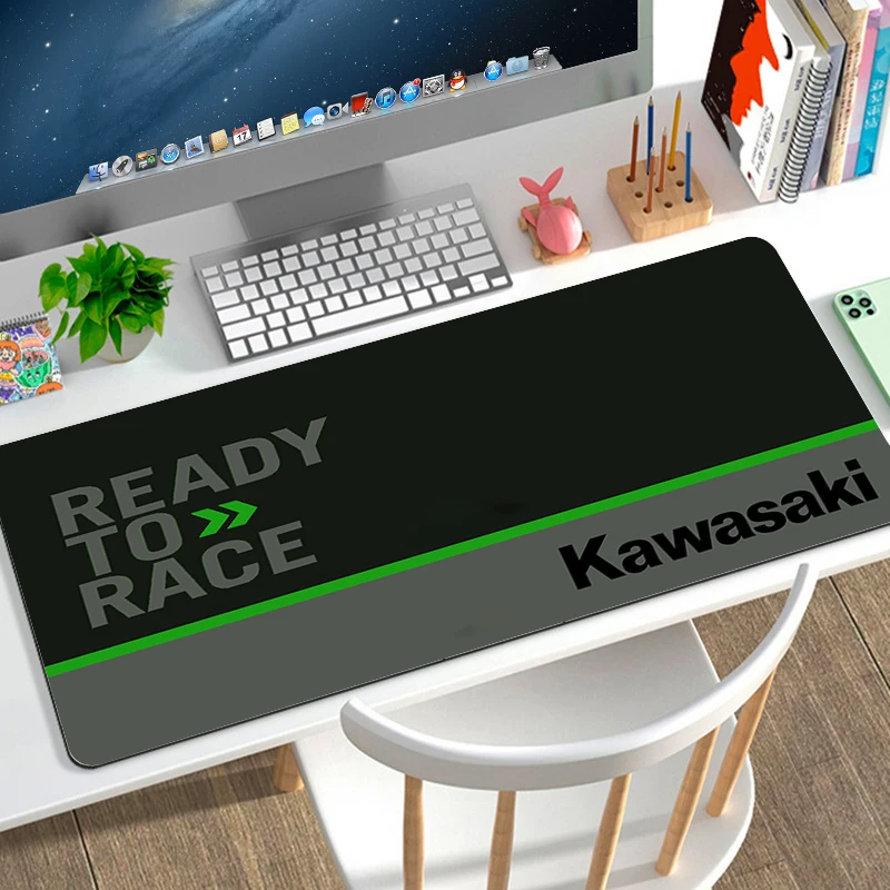 Mouse Mats Kawasaki Mousepad Gamer Gaming Laptop Mausepad Deskmat Computer Accessories Keyboard Pad Non-slip Mat Pc Cabinet Pads