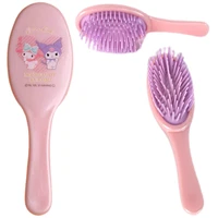 sanrioed anime my melody hair comb kawaii cartoon figure kuromi 3d cartoon airbag head scalp massage brush toy girl gift