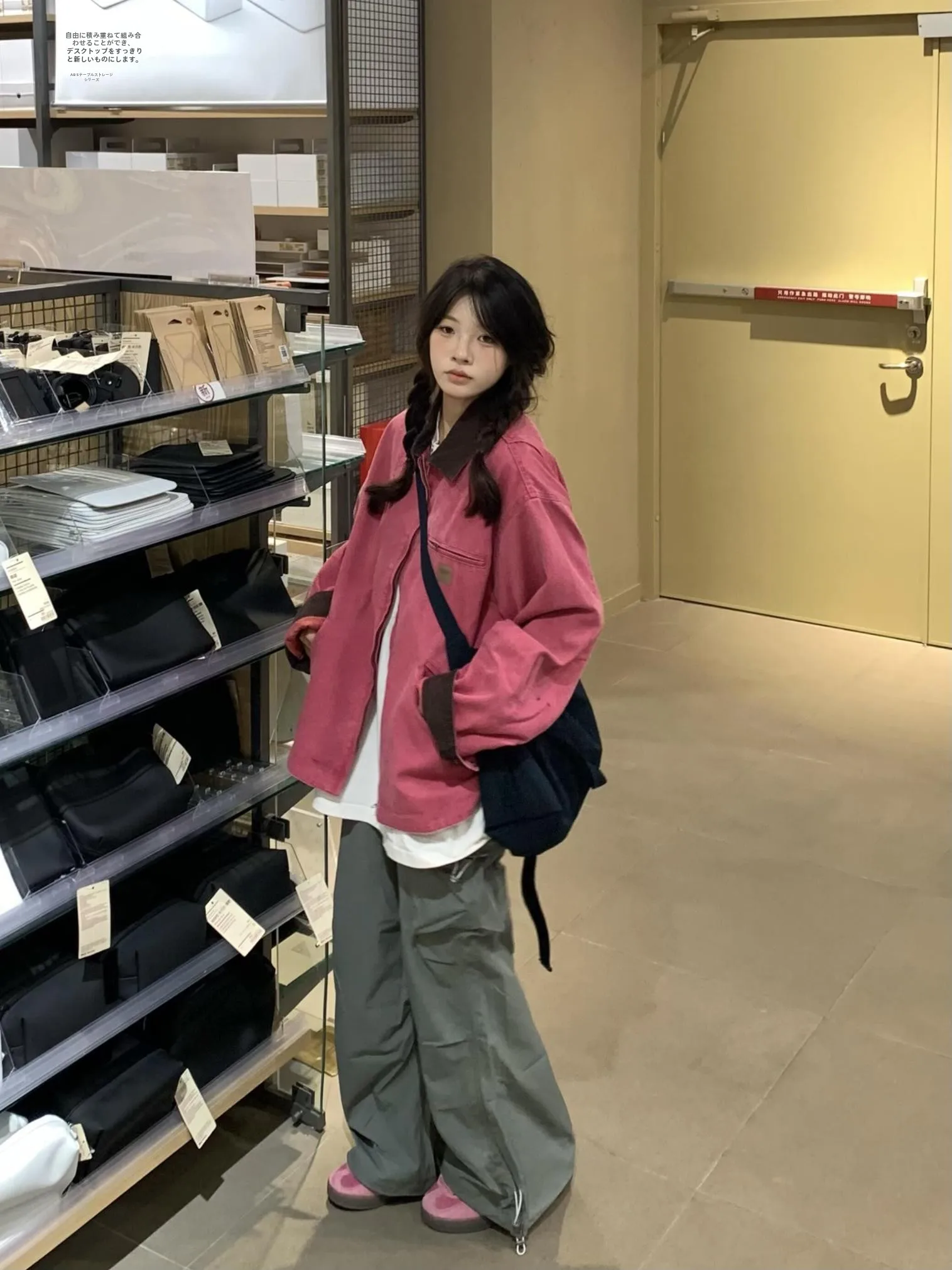 Куртка-карго Женская в американском винтажном стиле модная свободная