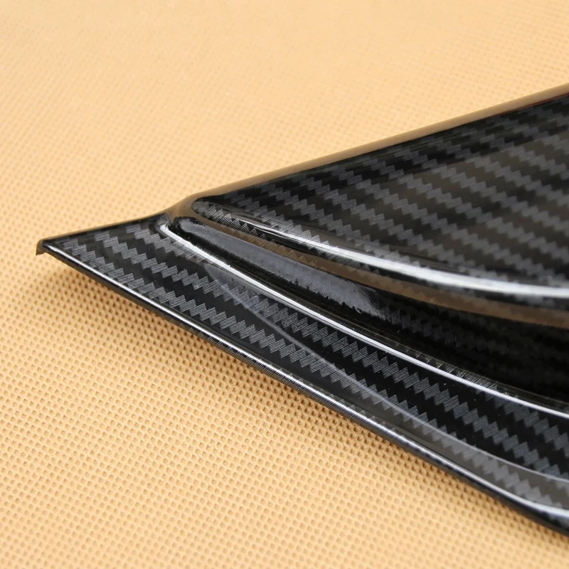 Carbon Fiber Look Overlay For Mitsubishi Eclipse Cross 2018 2019 Interior Cover Car Door Window A-Pillar Trims
