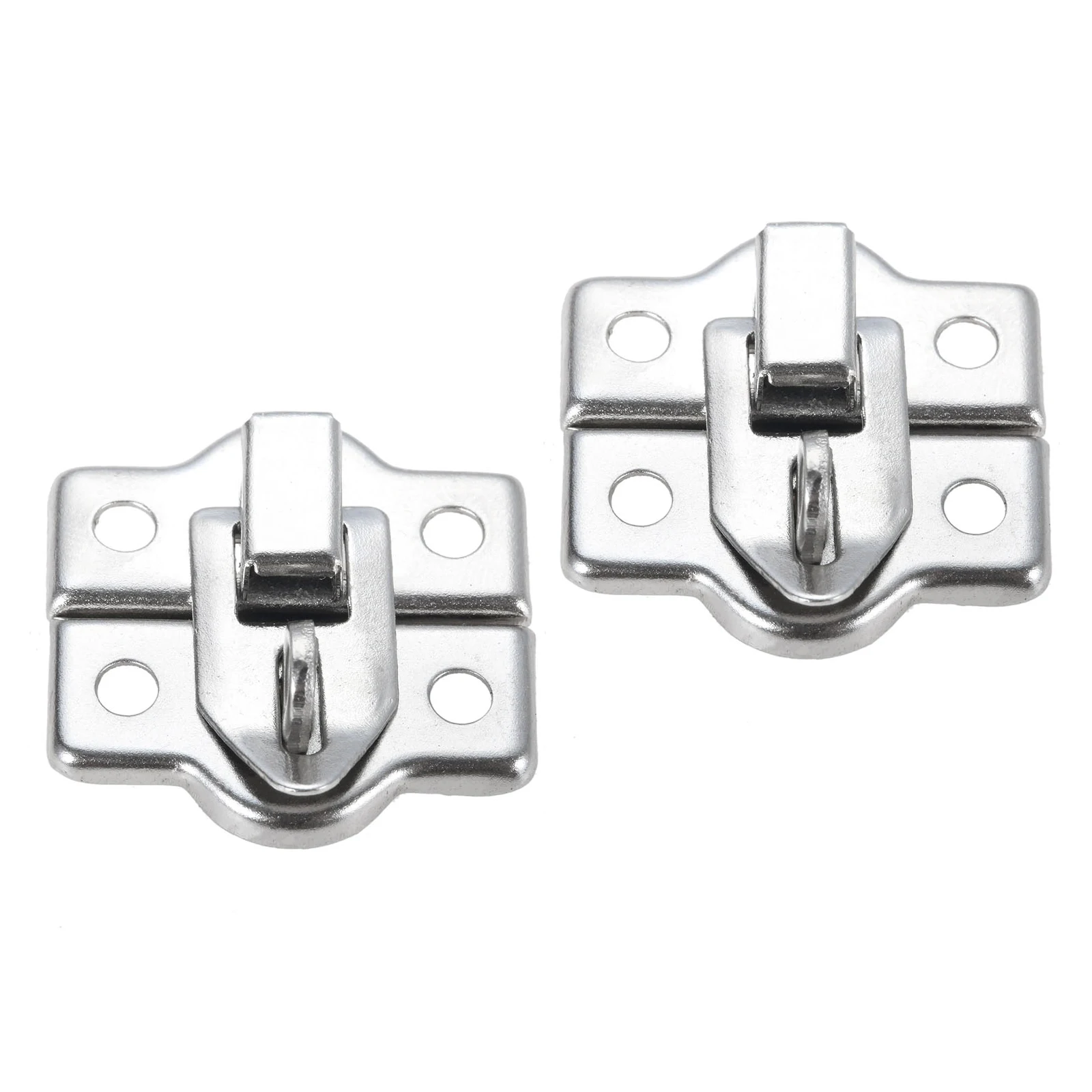 Сундук для ювелирных изделий, серебристый, с защелкой, 26 х28 мм, 2 шт.