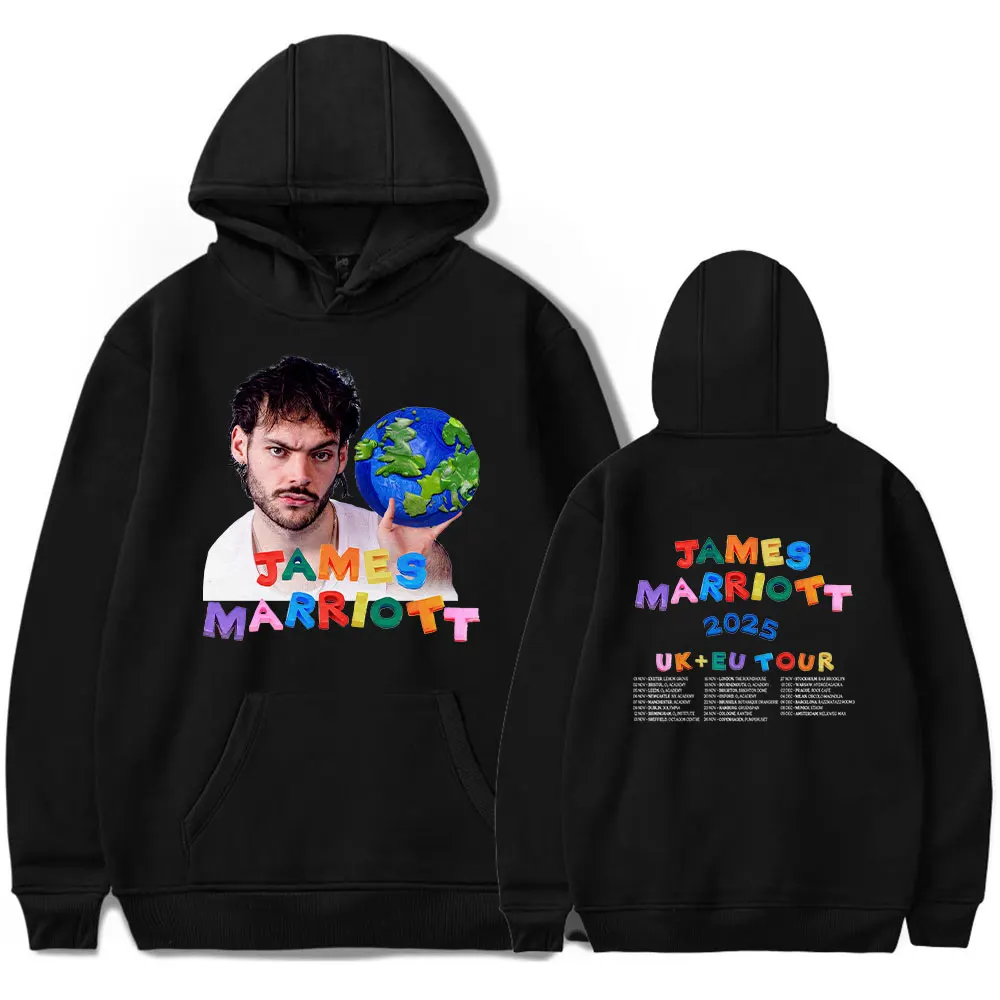 Фото Толстовки James Marriott Merch Tour, новые тур-свитшоты, модная повседневная уличная одежда для женщин и мужчин №1